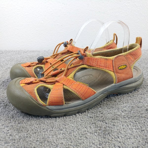 Keen Venice H2 Sandals Womens Size 11 Shoes Orange Strappy Hiking Waterproof