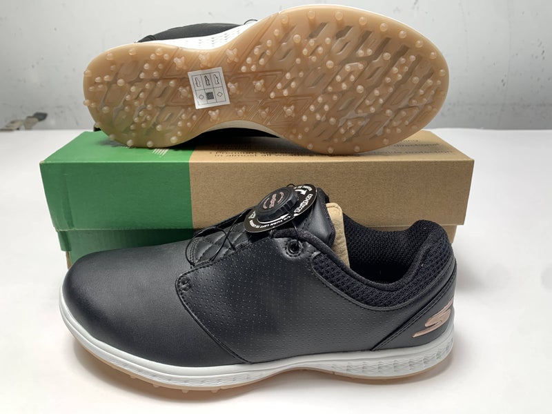 Skechers Go Golf Elite 3-Twist Waterproof Golf Shoes Black Womens SZ 7.5(123012)