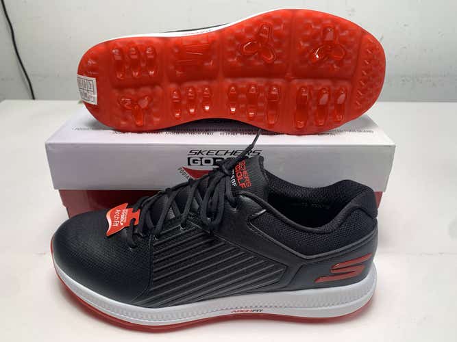 Skechers Go Golf Elite 5 Waterproof Golf Shoes Black Men's SZ 9.5 (214065)
