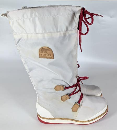 Sorel Damen Retro 88 White Tall Waterproof Winter Rain Snow Boot Size 8.5