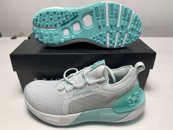Under Armour Phantom Waterproof Golf Shoes Grey Womens SZ 8.5(3027090-101)