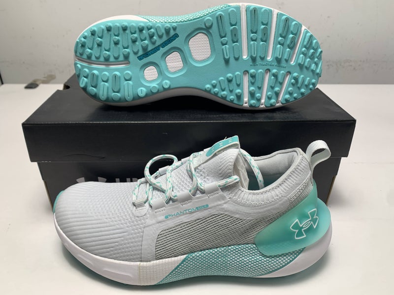 Under Armour Phantom Waterproof Golf Shoes Grey Womens SZ 8.5(3027090-101)