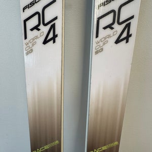 2021 Fischer RC4 Race 188 cm Racing Skis With Bindings Max Din 13 (Used)