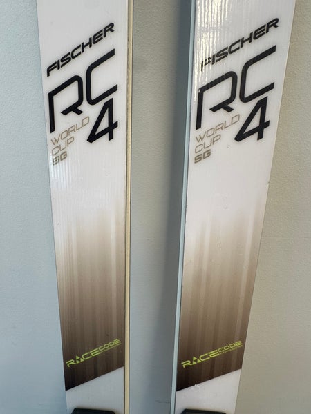 2021 Fischer RC4 Race 188 cm Racing Skis With Bindings Max Din 13 (Used)