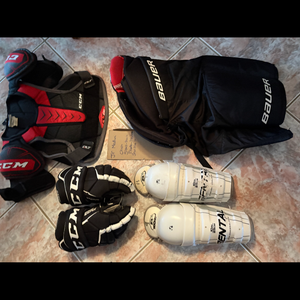 Starter Kit (Used) hockey equipment set !