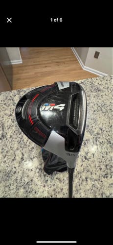 Men's TaylorMade M4 Right Handed Driver Stiff Flex 9.5 Loft (Used)