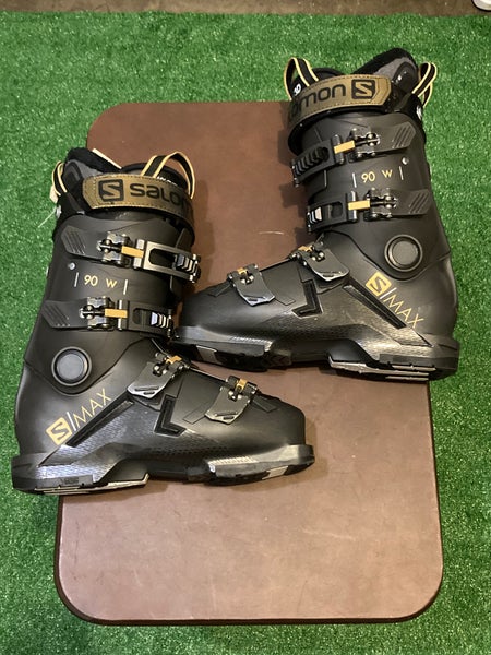 Used Women's Salomon S Max 90W Ski Boots | Mondo Size 24.5 | Sole Length 384 mm