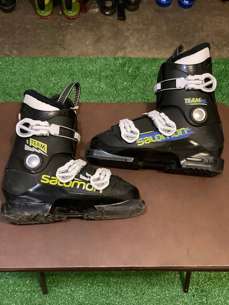 Used Mondo Salomon Team Ski Boots | Mondo Size 24.5 | Sole Length 285 mm