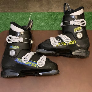 Used Kid’s Salomon Team Ski Boots | Mondo Size 24.5 | Sole Length 285 mm