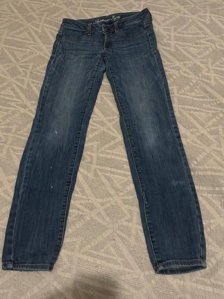 American Eagle Women’s Size 6 Regular Jeggings Dark Blue See Details