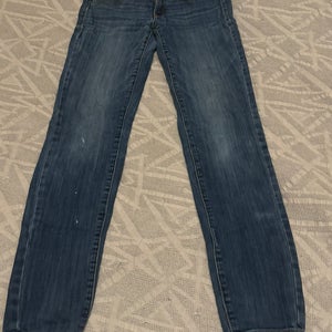 American Eagle Women’s Size 6 Regular Stretch Jeggings Dark Blue See Details