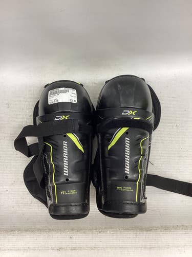 Used Warrior DX Youth Shin Guards Black 9" 11851-S000038850