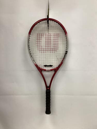 Used Wilson FUSION Adult Tennis Racquet Maroon 4 1/4" 11851-S000038844