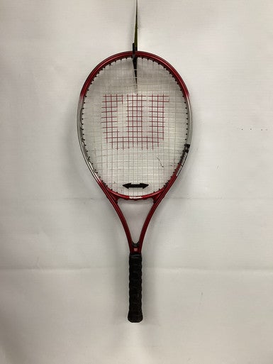 Used Wilson FUSION Adult Tennis Racquet Maroon 4 1/4" 11851-S000038844
