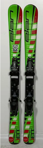 Used Kid's Elan 110cm Jett Skis With Elan 4.5 Bindings (470A)