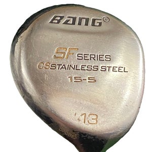 Bang Golf SF Series CS Stainless 13 Wood 35* RH Regular Graphite 39" New Grip