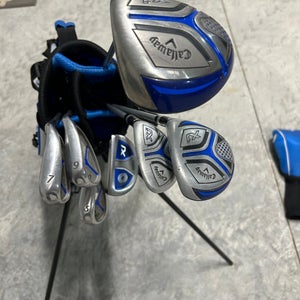 Junior 2022 Callaway Xj Hot Right Handed Clubs (Full Set) Junior 7 Pieces (Used)