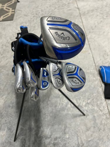 Junior 2022 Callaway Xj Hot Right Handed Clubs (Full Set) Junior 7 Pieces (Used)