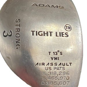 Adams Tight Lies Strong 3 Wood 13* RH SuperShaft Stiff Graphite 42.5" New Grip