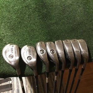 Adams Idea Tech OS Hybrids/Irons Set (4H, 5H, 6-PW-SW) Seniors Lite 55g Graphite