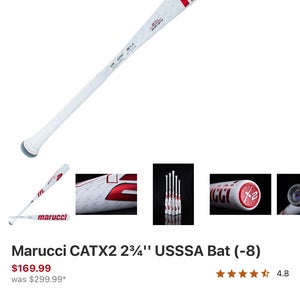 Marucci CATX2 Alloy Bat (-8) 23 oz 31" (New)