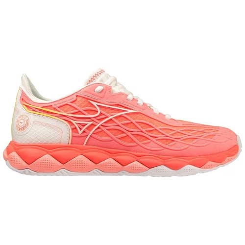 NIB WOMEN'S MIZUNO WAVE ENFORCE TOUR AC TENNIS SHOES (CNDYCORAL/WHT) #61GA230156