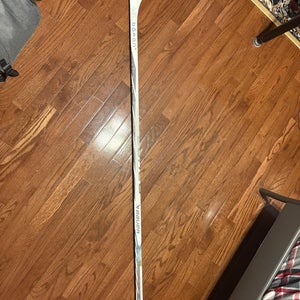 White Custom Senior Bauer Proto R Left Hand Hockey Stick P92 Pro Stock (Used)