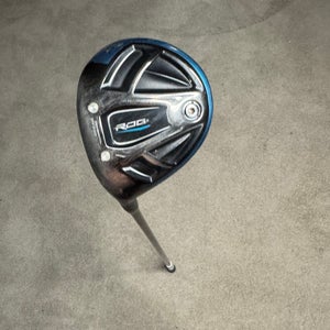 Men's 2018 Callaway Rogue Left Hand Fairway Wood Regular Flex 3 Wood (Used)