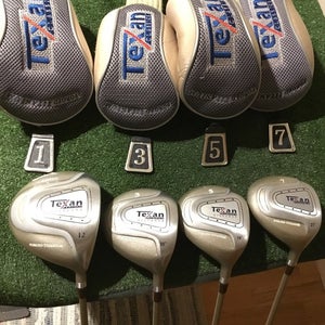Texan Classic Ladies Distance Woods Set (Driver, 3W, 5W, 7W) FT2 Graphite Shafts