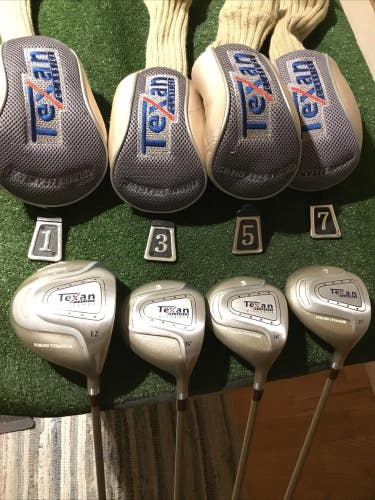 Texan Classic Ladies Distance Woods Set (Driver, 3W, 5W, 7W) FT2 Graphite Shafts