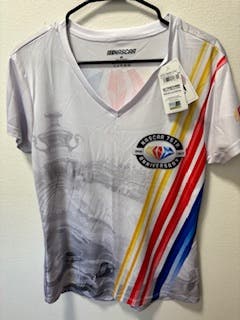 White Medium NASCAR Women's Jersey (New)
