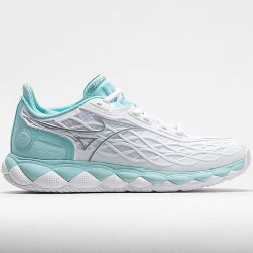 NIB WOMEN'S WAVE ENFORCE TOUR AC TENNIS SHOES (WHITE/TANAGERTURQ) #61GA230103