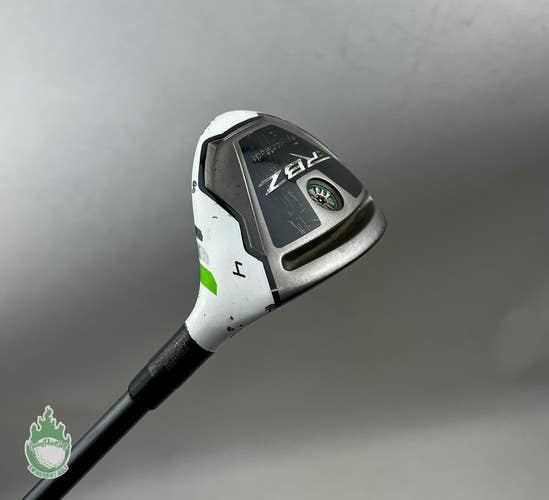 Used RH TaylorMade RBZ 4 Hybrid 22* 65g Stiff Flex Graphite Golf Club