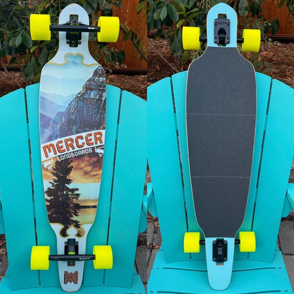Mercer Longboards "Levity" Complete Drop-Through Longboard Skateboard 10" X 42"