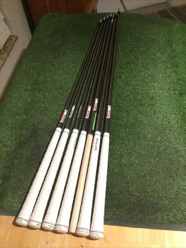 Set Of 7 KBS Tour Lite Regular Steel Irons Shafts (34.25-37 7/8) .335 *READ*