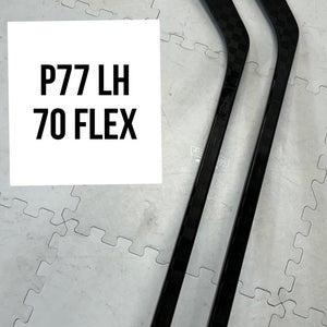 Senior(2x)Left P77-70 Flex ProBlackStock™ Unbranded Blackouts Pro Stock Hockey Sticks