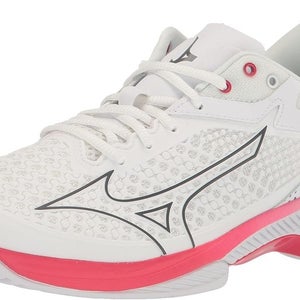 *NIB* WOMEN'S MIZUNO WAVE EXCEED TOUR 5 AC TENNIS SHOES (UNDYED WHITE) SZ 6.5