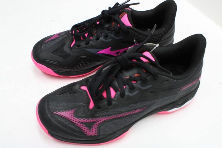 *NWOB* WOMEN'S MIZUNO WAVE EXCEED TOUR 5 AC TENNIS SHOES (BLK/PINK TET) SZ 6.5