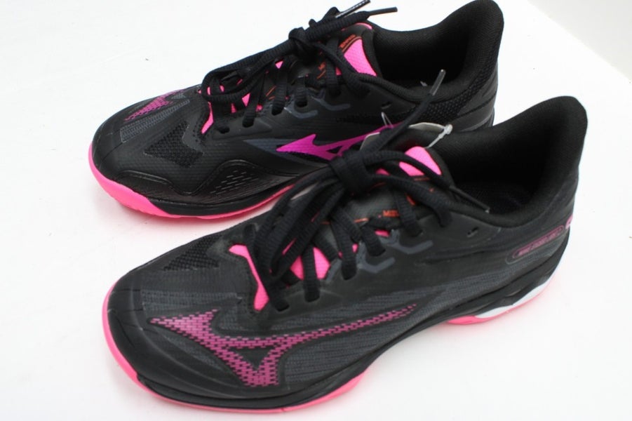 *NWOB* WOMEN'S MIZUNO WAVE EXCEED TOUR 5 AC TENNIS SHOES (BLK/PINK TET) SZ 6.5