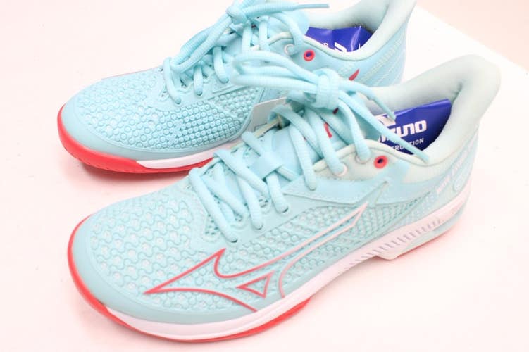 *NWOB* WOMEN'S MIZUNO WAVE EXCEED TOUR 5 AC TENNIS SHOES (TURQ/PINK) SZ 6.5