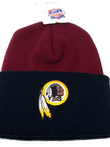 Washington Redskins Vintage Late '90s NFL Cuffed NOS Knit Hat (New)