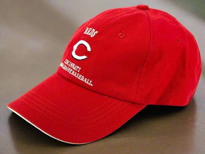 Cincinnati Reds Vintage Late '90s MLB Team Color Unstructured NOS Ball Cap (New)