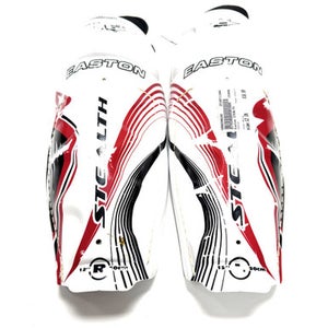 Used Easton STEALTH Junior Shin Guards White 12" 11860-C000299290