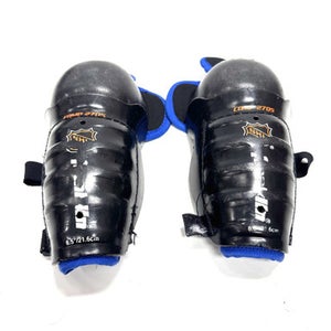 Used Franklin NHL Junior Shin Guards Black 8 1/2" 11860-C000299288