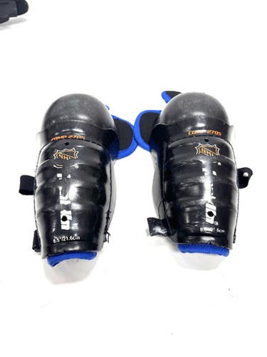 Used Franklin NHL Junior Shin Guards Black 8 1/2" 11860-C000299288