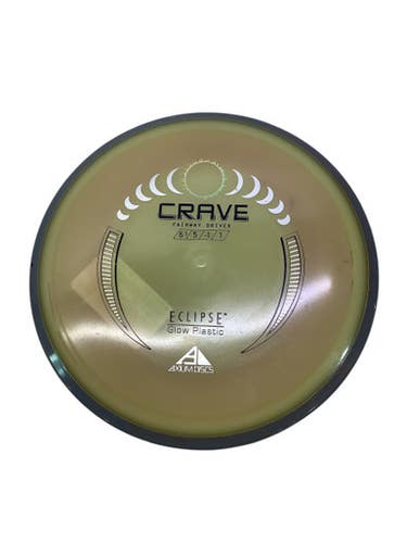 Used Axiom ECLIPSE GLOW CRAZE Disc Golf Driver Yellow 11347-S000257335