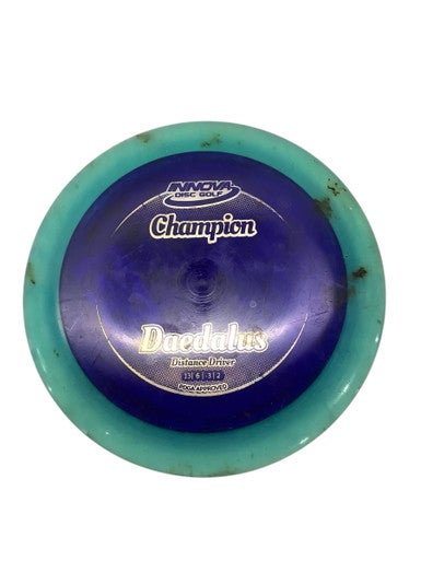 Used Innova CHAMPION DAEDALUS Disc Golf Driver Royal Blue 11347-S000257333