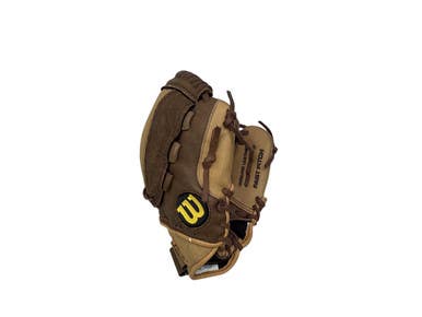 Used Wilson A440 FP RH Throw Fastpitch Gloves Brown 10" 11347-S000257308
