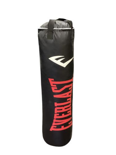 Used Everlast 100 LB HEAVY BAG Boxing Heavy Bag Black 100 lb 11347-S000257294