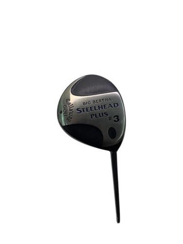 Used Callaway BIG BERTHA STEEL HEAD 3 PLUS Mens Fairway Wood RH 3 Wood 11347-S000257297